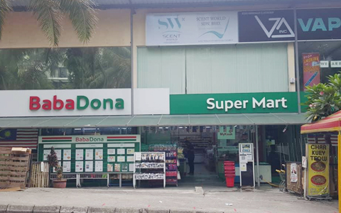 BabaDona Super Mart , Pantai Hill Park , Bangsar Kuala Lumpur.